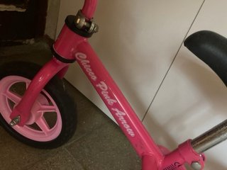 Bicicleta infantil rosa