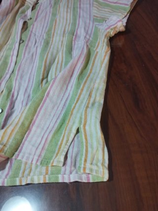 Conjunto lino mujer rayas