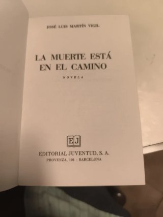 La muerte está en el camino. J. L. Martín Vigil.