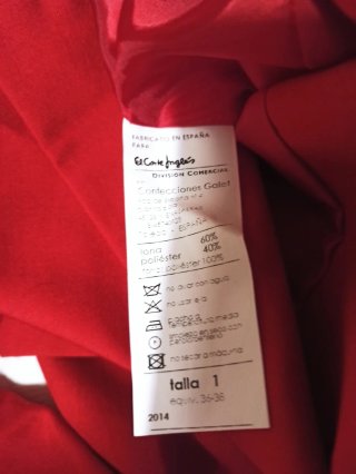 Americana blazer roja mujer