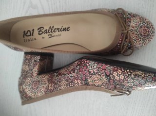 Bailarinas 101 Ballerine tacón bajo estampado