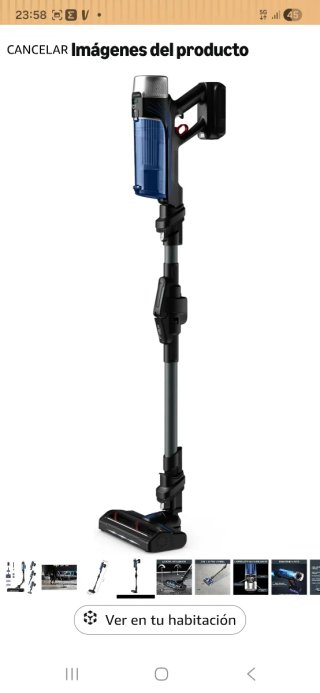 Rowenta Xforce Flex 9.60 Aqua Aspiradora.