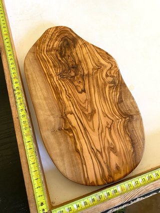 Tabla cortar madera de olivo artesanal