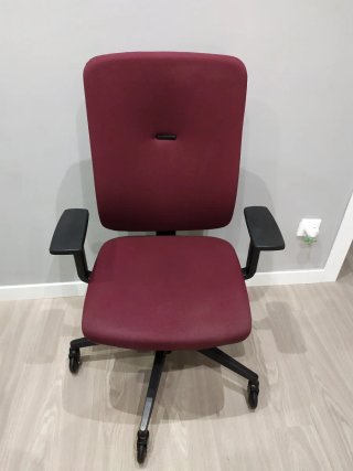 Silla de Oficina Steelcase Roja