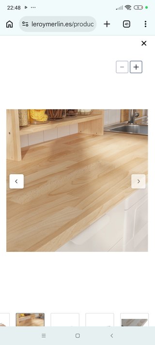 Encimera y copete cocina Leroy Merlin