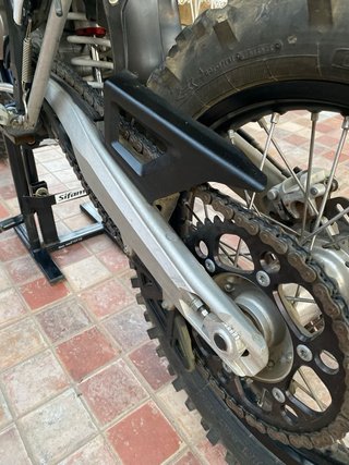 Husqvarna Enduro Moto Azul y Blanca