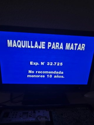 Maquillaje Para Matar VHS
