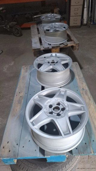 Llantas Seat Cupra 5x100 con gomas 205/55/16