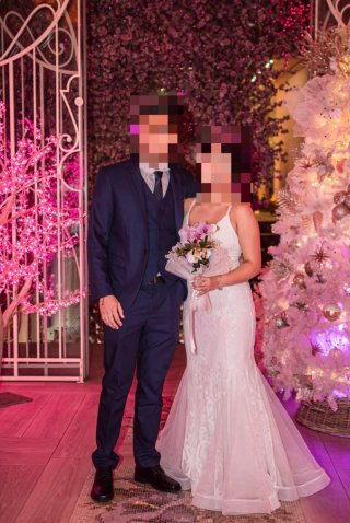 Vestido de Novia Blanco Sirena
