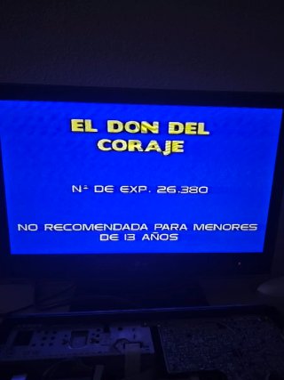 El Don Del Coraje VHS Película Bélica Español