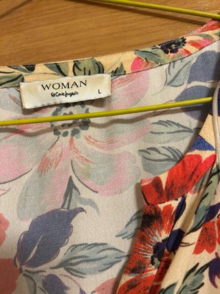 Vestido WOMAN Corte Inglés estampado flores T L