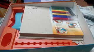 Kit Spray Art Educa com aerógrafo e marcadores