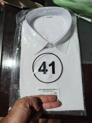 Camisa militar Blanca Talla 41