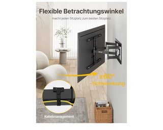 Soporte Pared TV MONTEK 43-90 Ultrafino