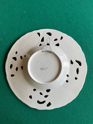 Vaso e piatto decorativo di Bassano del Grappa