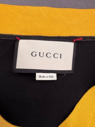 Camiseta Gucci Tigre Negra y Amarilla