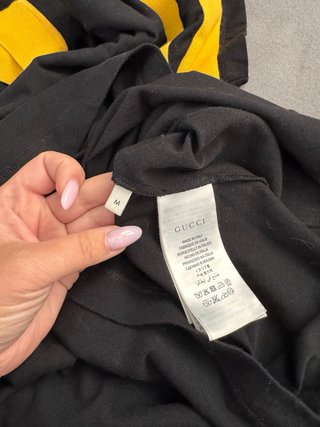 Camiseta Gucci Tigre Negra y Amarilla