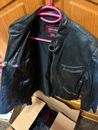 Pack 2 Chaquetas Piel Negra Talla L