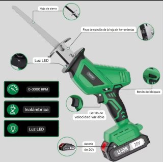 Sierra Sable Portátil Recargable