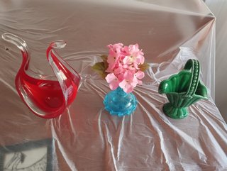 Set di 3 vasi decorativi