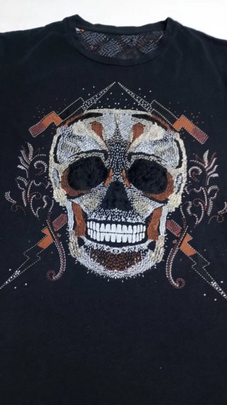 Camiseta Calavera Negra