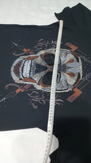 Camiseta Calavera Negra