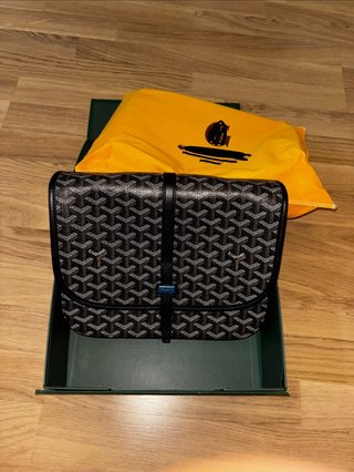Bandolera Goyard Negra Estampada