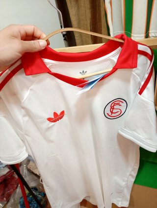 Camiseta Adidas Talla XL Roja y Blanca