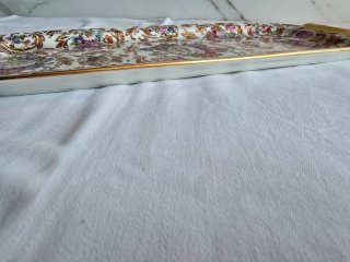 Bandeja de porcelana francesa de Limoges Pyrodegor