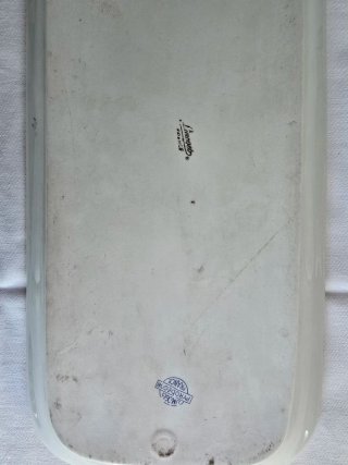 Bandeja de porcelana francesa de Limoges Pyrodegor