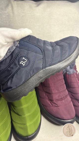Zapatos de invierno acolchados