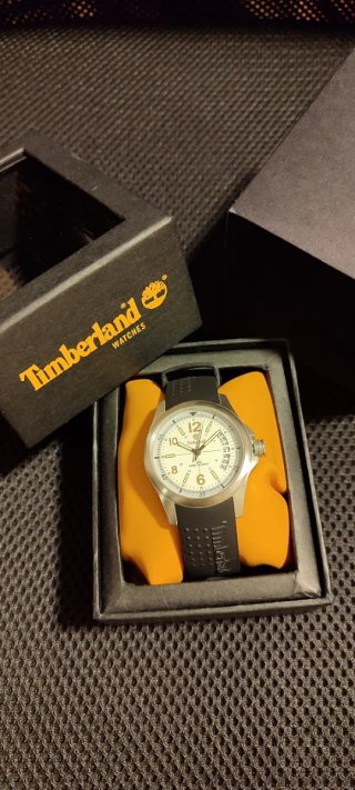 Reloj Timberland Plata y Blanco Nuevo