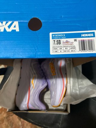 Hoka Bondi 9 Mujer Talla 39 1/3