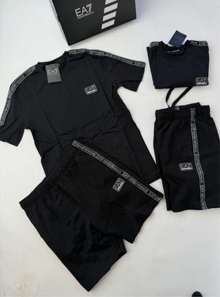 Conjunto Deportivo Emporio Armani Negro