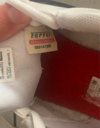 Scarpe Puma Ferrari Bianche e Nere