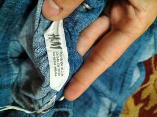Peto vaquero niña gatito verano 2-3 años H&M