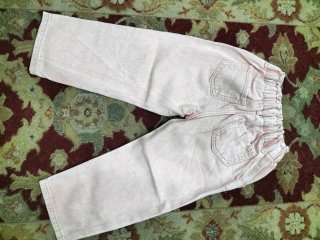 Pantalón rosa vaquero 92cm niña 2-3 años verano