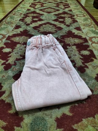 Pantalón rosa vaquero 92cm niña 2-3 años verano