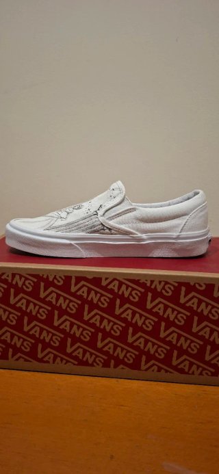 Zapatillas Vans Blancas Dibujo Cenicienta