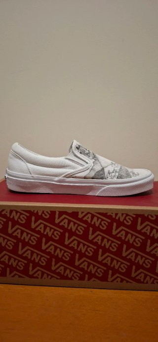 Zapatillas Vans Blancas Dibujo Cenicienta