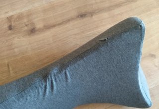 Almohada Lumbar Ergonómica Gris