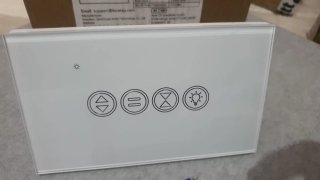 LoraTap WiFi Interruptor Cortina Blanco