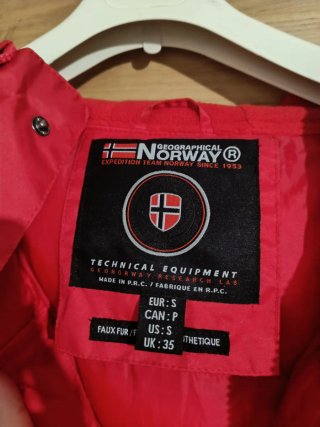Chaqueton Geographical Norway Roja Talla S