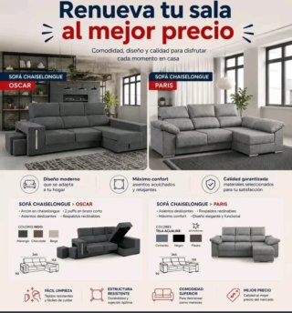 Sofás nuevos