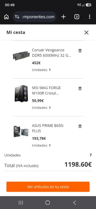 PC Gaming 7600X 32GB DDR5