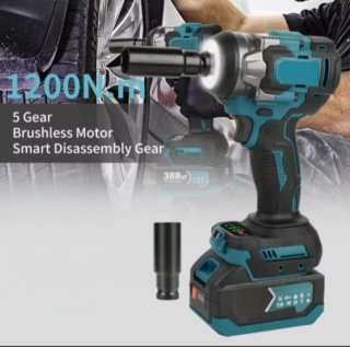Llave Impacto Recargable (2 Baterías)