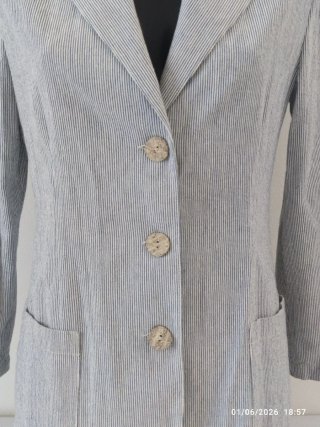 Blazer Vintage Lino e Cotone – Made in Italy