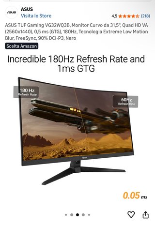 Monitor Curvo ASUS TUF Gaming VG32WQ3B 31,5