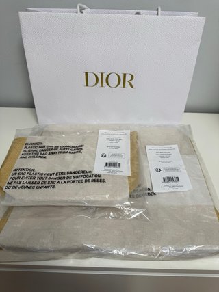 Conjunto Capazos Dior Beige
