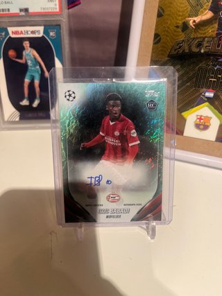 Isaac Babadi Autógrafo RC PSV Topps Certified